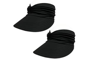 ZYAWP Sun Hat Women Sun Beach Visor Cap UV Protection with Wide Brim for Sports Beach Golf Hiking