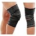 jadedragon Best Knee Wrap Knee Support, Knee Brace Compression Sleeve -for Bodybuilding, Weightlifting, Crossfit，Squats and Power Lifting-for Men & Women 2 Piece (Black)