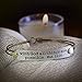 Sweet Romance with God All Things are Possible (Mat 19:26) Engraved Bible Verse Inspirational Faith Religious Bar Bangle Bracelet