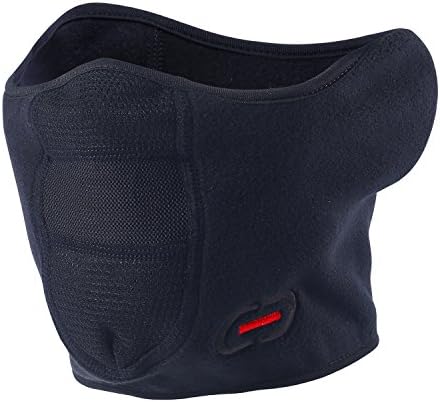 DICKEE Ski Mask Face Ear Warmer Adjustable Windproof Thicken Fleece Half Face Mask for Skiing, Bike Riding &amp; Winter Outdoor Sports