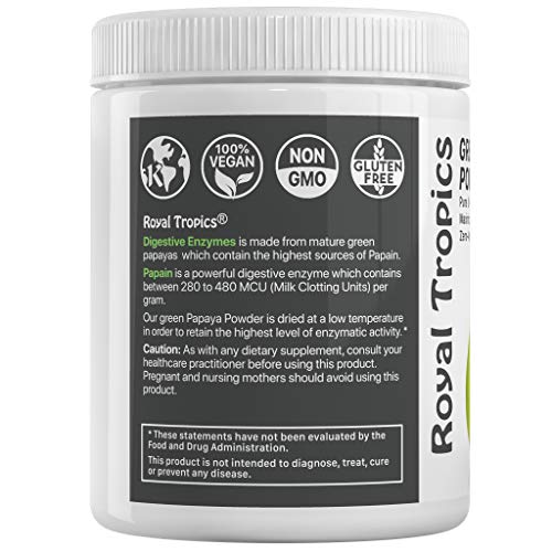 Royal Tropics Digestive Enzyme Powder Digestion & Weight Control Made