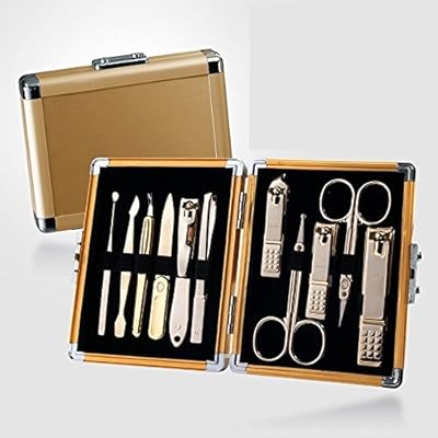 three seven manicure set gold