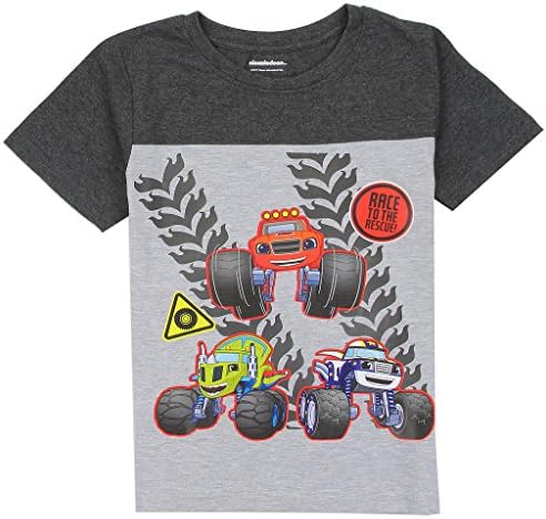 Blaze and the Monster Machines Little Boys' Colorblock Tee (6)