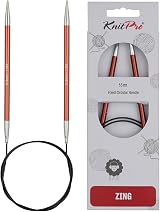 KnitPro Zing Fixed Circular Needles 24in 60cm 5.50mm Brand New