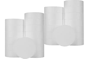 FFchuanhe 2 Inch 32-Pack Foam Circles for Crafts (1 Inch Thick), Foam Discs for DIY Projects, Cakes and Decorations, Sculpture, Modeling, Arts and Crafts Supplies