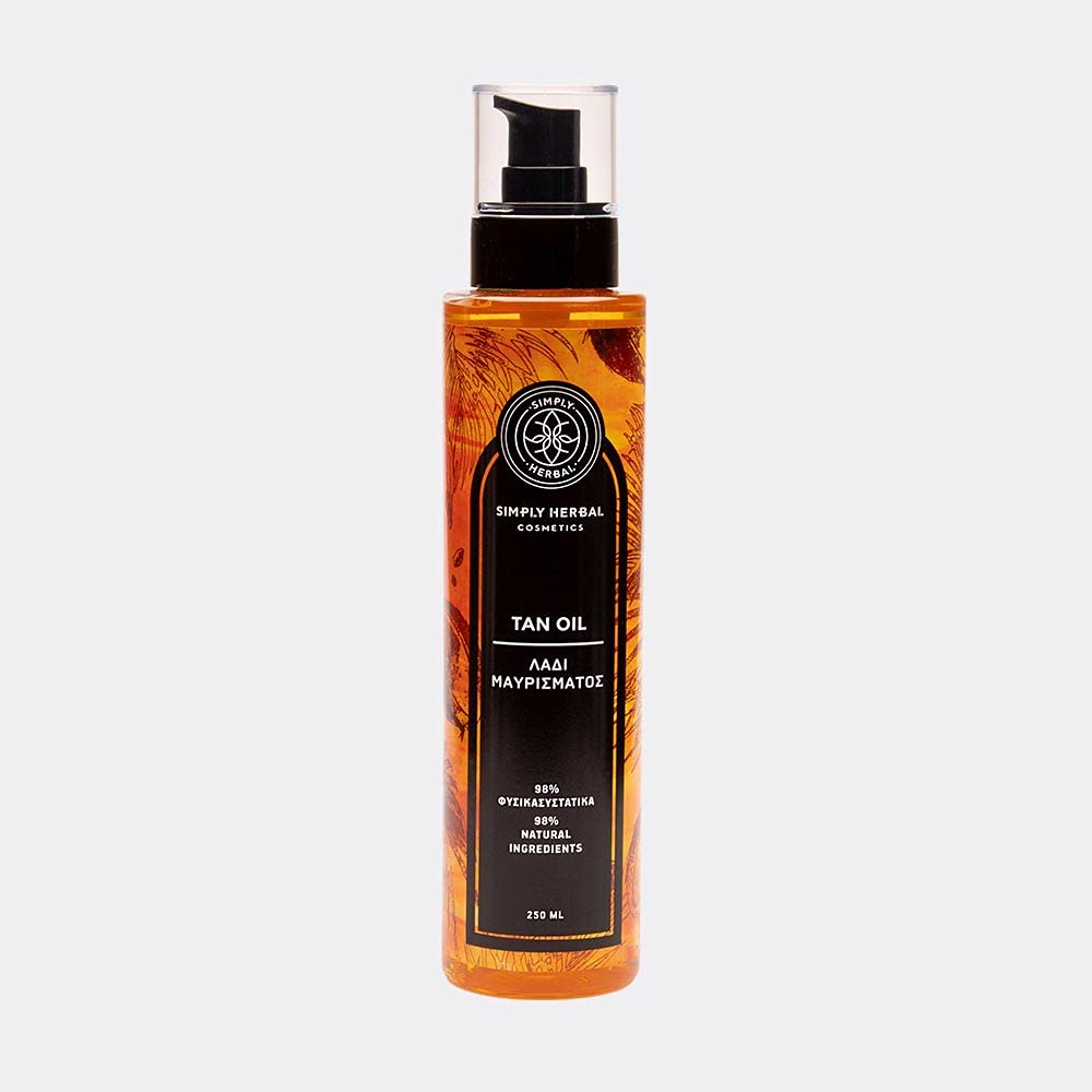 Simply Herbal Face and Body Tan Oil with Coconut oil (200ml)