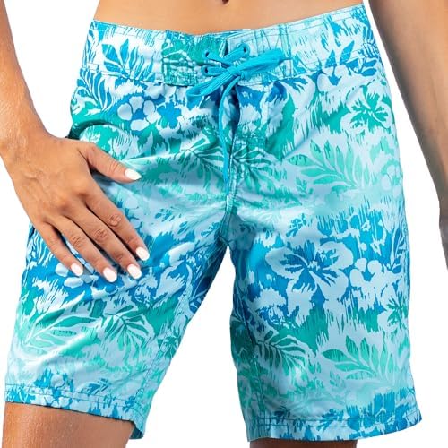 Kanu Surf Women's UPF 50+ Active Swim Board Short (Reg Plus