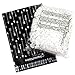 Inspired Mailers - Poly Mailers 10x13 - Arrows (Black/White) - Range of Sizes Available - 3.15mil Unpadded Packaging Envelopes (10x13, 100 Pack)