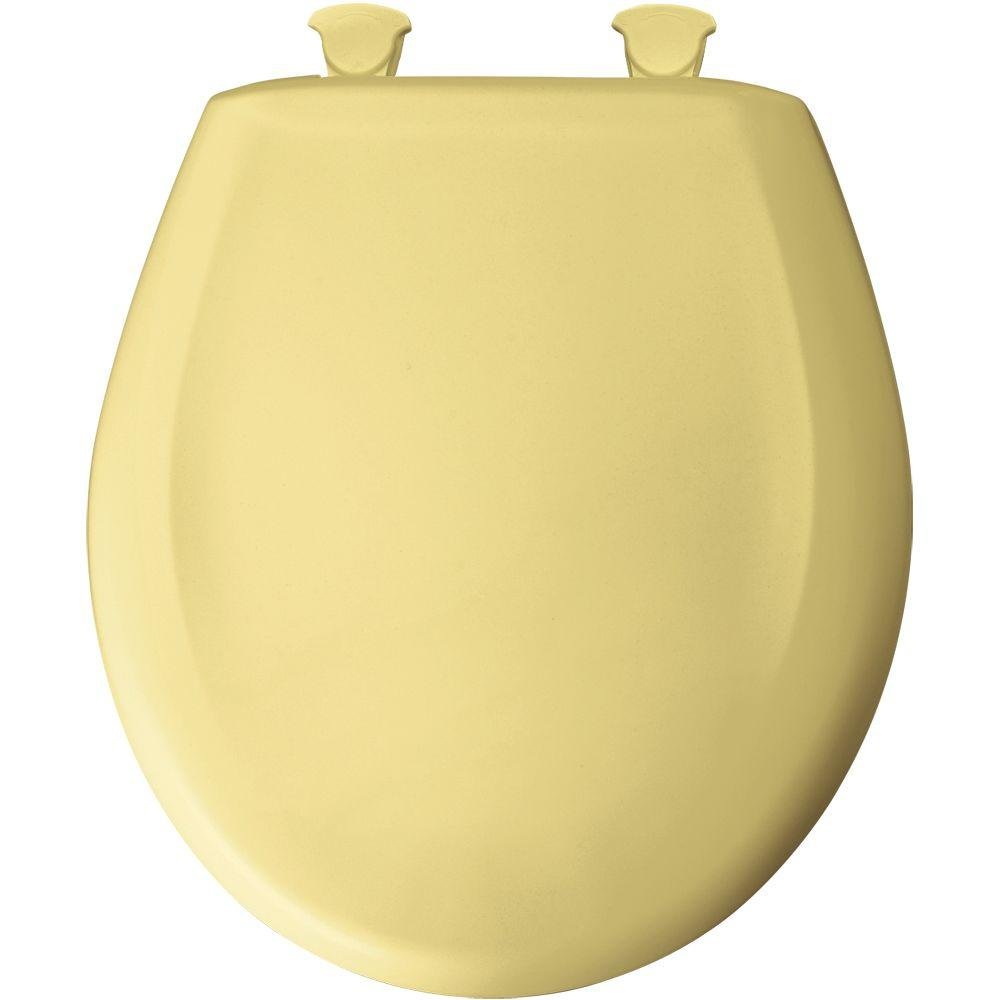 Best round toilet seat lid yellow