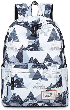 Silver Tulip College Shoulders Bags Children School Book Bags Girls Travel Canvas Backpack (black)