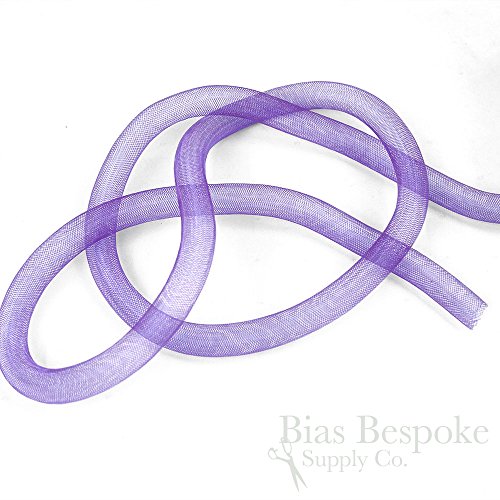 25 Yards of 15mm Tubular Horsehair Trim, Candy Purple