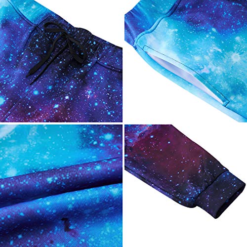 51KzpLdIicL UNIFACO Unisex 3D Digital Print Sports Jogger Pants Casual Graphic Trousers Sweatpants with Drawstring - Image 5