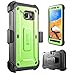 Galaxy S7 Active Case, SUPCASE Full-Body Rugged Holster Case with Built-in Screen Protector for Samsung Galaxy S7 Active, Unicorn Beetle PRO Series (Not Compatible with Galaxy S7) (Green/Gray)