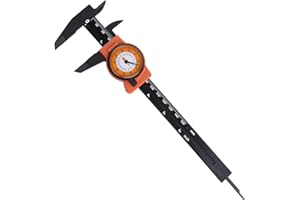 Montesy Dial Vernier Caliper High Accuracy Plastic Fast Precise Measurement Tool for Biomedical Industry Impe-rial Type Porta