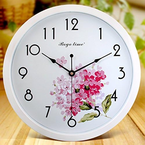 CCYYJJ Wall Clock/Decorative Fashion Metal Pastoral Clock/Silent Alarm Clock/Alarm Clock-K 10Po
