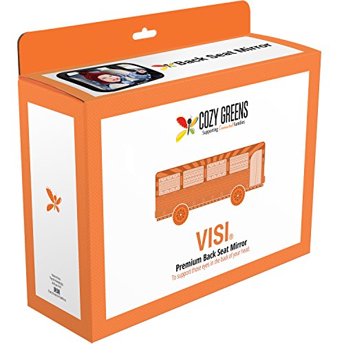 Baby Car Mirror for Back Seat | View Rear Facing Infant in Backseat | CRASH TESTED Best Newborn Safety Secure Double-Strap | FREE Cleaning Cloth & eBook | Lifetime Warranty | Baby Shower Gift Box