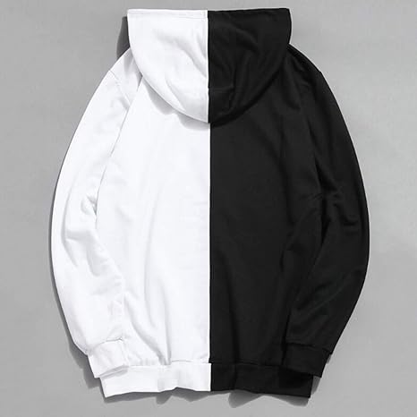 white black sweatshirt