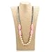Lofca Baby Toys Silicone Teething Necklace for Mom to Wear-BPA Free -Anti Flammatory,Drooling , Teething Pain Reduce Properties-Nursing Necklace Perfect for Breastfeeding Moms-'Ina'(Rose Quartz)
