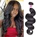Body Wave Weave Brazilian Virgin Hair Body Wave Hair Weave one Bundles 20inch 100% Unprocessed Virgin Human Hair Weave Natural Black