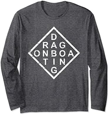 Unisex Stylish Dragon Boating Long Sleeve T-Shirt Medium Dark Heather
