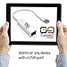 USB to Ethernet Adapter – Fast USB 2.0 Best for Windows, Mac & Linux – up to 100 Mbps (100 Megabits per second) – Satisfaction Guarantee and Best Lifetime Warranty