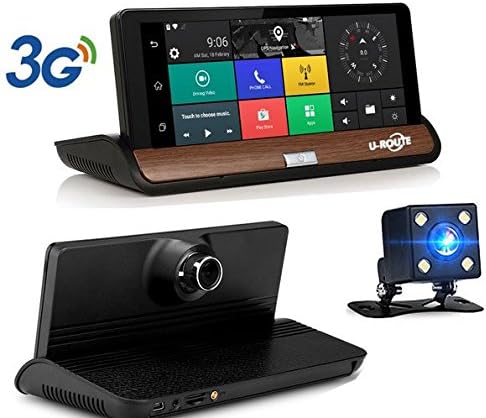 Yuyitec 7 Inch 3G Wifi Car DVR Rearview Mirror Android 5.0 GPS Navigation Video Recorder Bluetooth Dual Lens 1080P Dash Camera