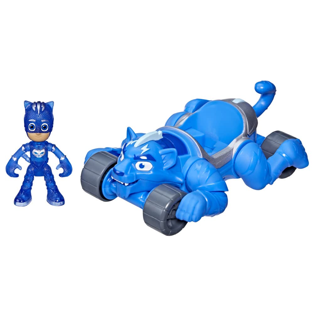 PJ Masks Animal Power Yoyo Deluxe Pyja-Steed Vehicle Pre-School Toy with Yoyo Figure from 3 Years Old F5341 Multi-Coloured