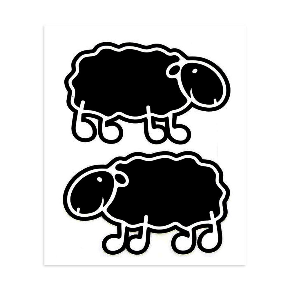 4R Quattroerre.it 32123 Sticker Bomb Sheeps, 10 x 12 cm