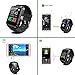 Bluetooth Smart Watch, Aosmart U8 Smartwatch for Android Smartphones - Black
