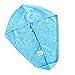 SOFTOWN Microfiber Hair Drying Towel Wrap Super Absorbent for Women with Short Hair (11 x 28 inch, Blue-Long-2 Pack)