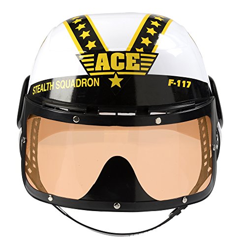 Aeromax Jr. Armed Forces Pilot Helmet with Tinted, Movable Visor Pricepulse