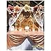 ShinyBeauty 60inx102in Sequin Tablecloth-Rectangular-Rose Gold-for Wedding/Christmas Party Linen Rose Gold Sparkly Table Cover for Banquet