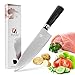 Chef Knife EQARD 8 Inch High Quality Japanese AUS10 Super Steel 73 Layer Damascus - Razor Sharp, Superb Edge Retention, Stain, Corrosion Resistant Chefs Knives