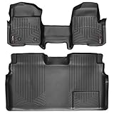 WeatherTech (444091-441793) Over The Hump FloorLiner, Front/Rear, Black