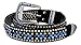 Ladies Western Rhinestone Bling Cowgirl Belt (Blue, XXL(40