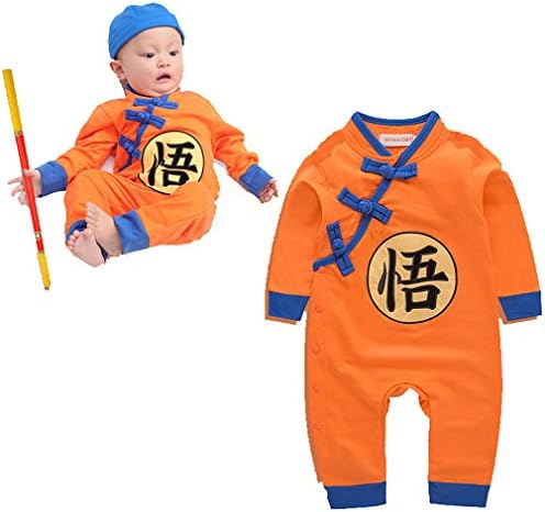 Magictolife Baby Boys' Dragon Ball Goku Costume Romper Jumpsuit 90