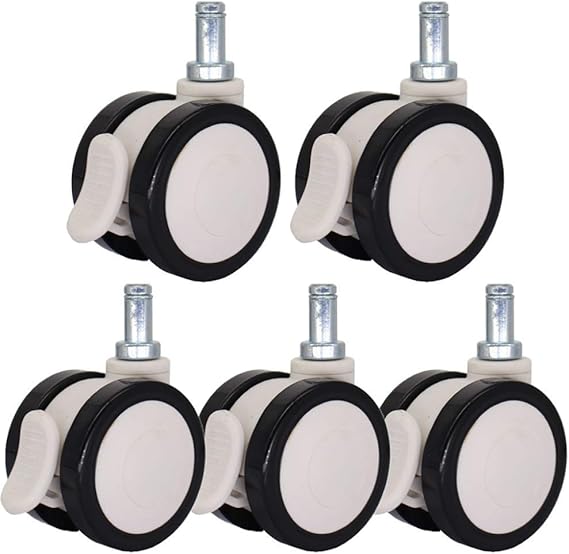 Casters/Castor, 2.5/3in Swivel Caster Wheel/Brake Casters, PU/Nylon