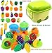 52-Piece Pretend Play Kitchen Toys & Food Set | In Beautiful Storage Container - Includes Kids Toy Dishes, Cutting Play Foods, Play Fruits & Play Vegetables, Mini Toy Stove Top, Play Kitchen Utensils