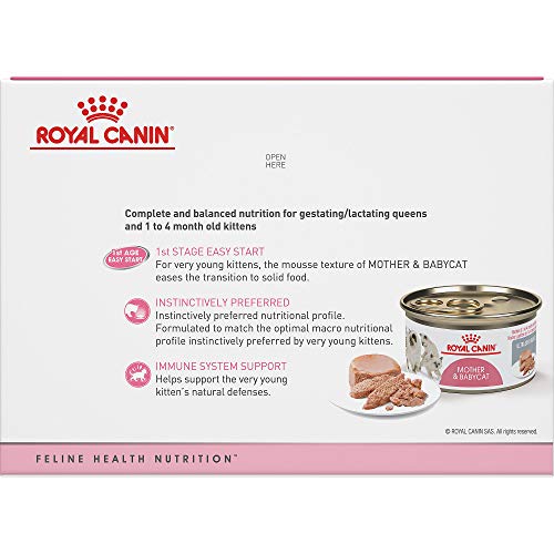 Royal Canin Mother & Babycat Ultra-Soft Mousse in Sauce Wet Cat Food for New Kittens and Nursing or  - //medicalbooks.filipinodoctors.org