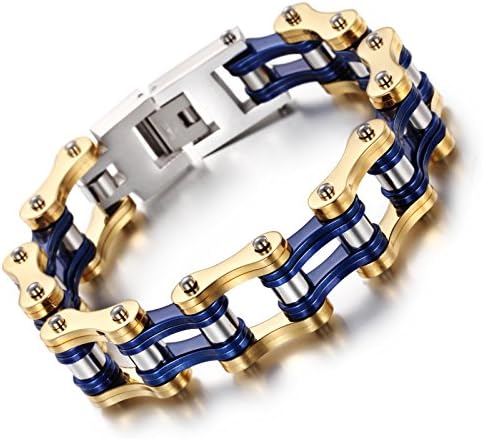 NELSON KENT Men Titanium Steel Black Bicycle Chain