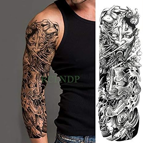 Ljmljm 3 Pc Tiger Wasserdicht Tattoo Aufkleber Lotus Blumen Grosser