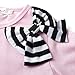 BIG ELEPHANT Girls Dress Sets T-Shirt Pants Kids Outfits Bow F50 Pink For 3-4 Years (Tag Size 110),Pink,3-4 Years