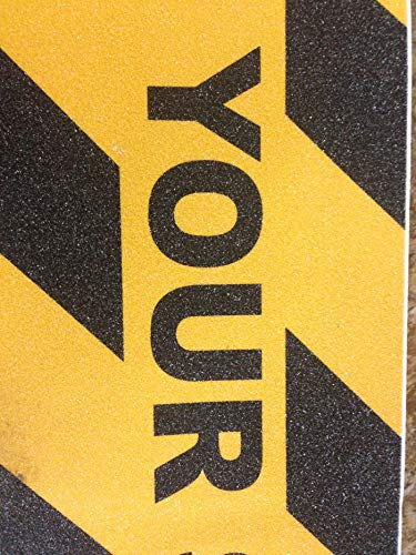 3Pack Watch Your Step Non-Slip Stair Warning Sticker Adhesive Tape Help Prevent Falls Anti Slip Abrasive Treads for Workplace or Home Safety Wet Floor Caution, 6" x 24"