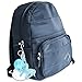 Pom Keychain. Give the Gift of Good Luck. Furball Keychain with Rhinestone, Teal Blue Unicorn.