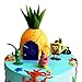 DeQian 8pcs Spongebob Figures, Cake Topper,Figure Action Set, Squidward Plankton Patrick Sandy Gary