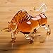 The Wine Savant Charging Bull Decanter, El Matador, Wall Street Bull, Charging Head Forward Animal Bullfighter Liquor Decanter Made For Bourbon, Whiskey, Scotch, Zodiac Shape Clear 1000ml Dispenser