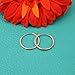 14k Yellow or White Gold 1 Millimeter Endless Hoop Earrings