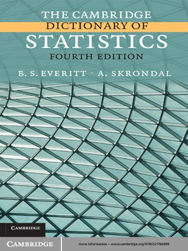 Download The Cambridge Dictionary of Statistics (English Edition) PDF