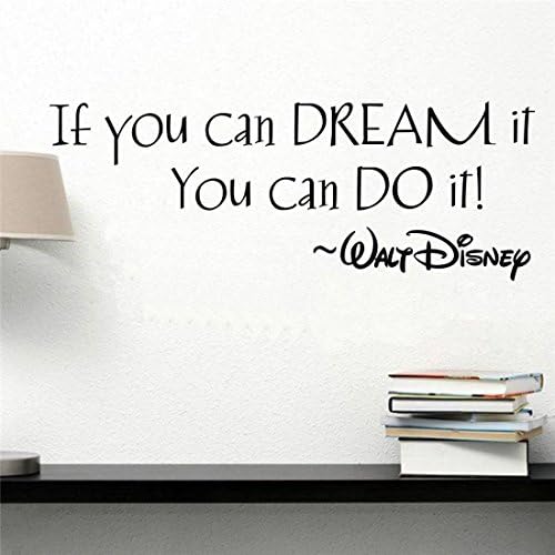 LovingIn Inspirational Wall Decals Quotes (If you can dream it, you can do it.)