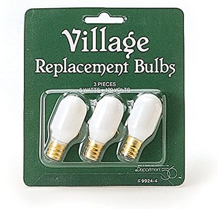 Department 56 Village Replacement Light Bulb Set of 6